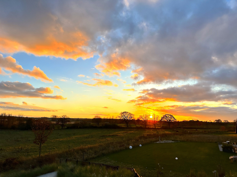 traumhafter Sonnenuntergang